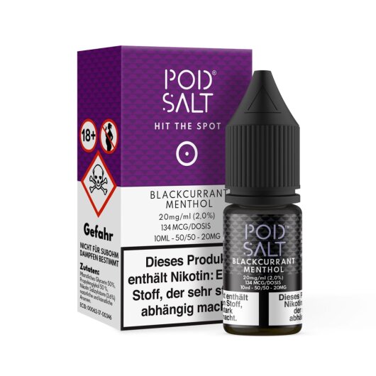 Pod Salt - Blackcurrant Menthol 20mg