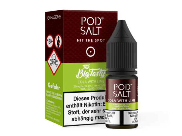Pod Salt Fusion - Cola with Lime