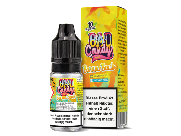 Bad Candy - Banana Beach 10 ml 20 mg Nikotinsalz