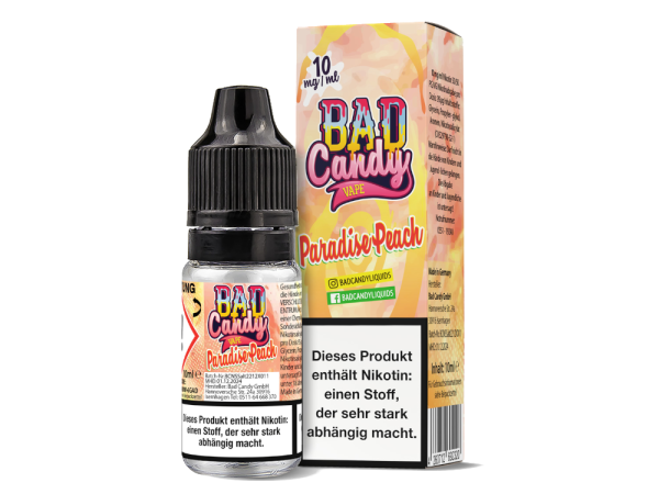 Bad Candy - Paradise Peach 10 ml 20 mg Nikotinsalz
