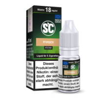 SC 10 ml Liquids - Pfirsich 12 mg Nikotin