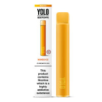 Yolo Bar 600 Einweg E-Zigarette Mango Ice  Aroma 20mg