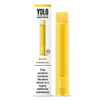 Yolo Bar 600 Einweg E-Zigarette Banana Aroma 20mg