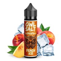 OWL Salt Longfill 10ml Aroma Peach Ice Overdosed