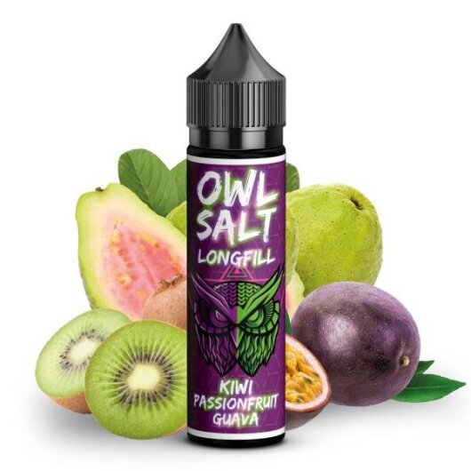 OWL Salt Longfill 10ml Aroma Kiwi Passionfruit Guava Overdosed