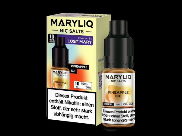 MARYLIQ - Pineapple Ice - Nikotinsalz Liquid 10ml 10mg