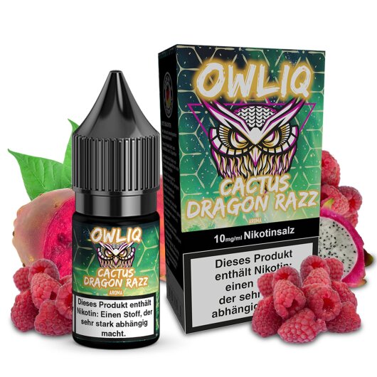 OWLIQ - Cactus Dragon Razz - Nikotinsalz Liquid 10ml