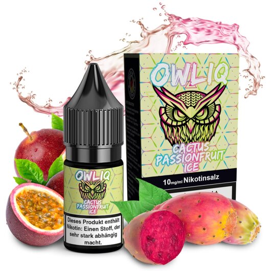 OWLIQ - Cactus Passionfruit Ice - Nikotinsalz Liquid 10ml