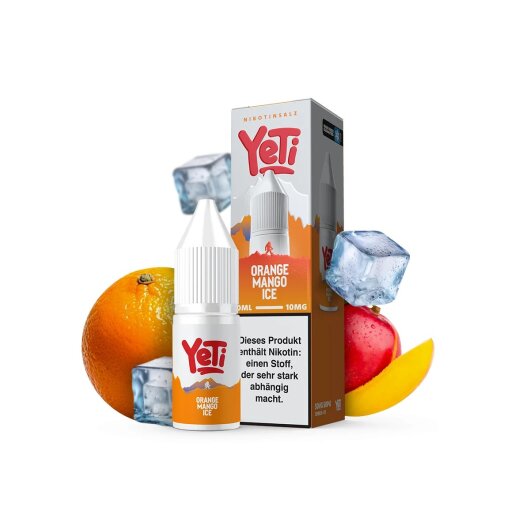 Yeti Summit - Orange Mango Ice Overdozed - Nikotinsalz Liquid 10ml