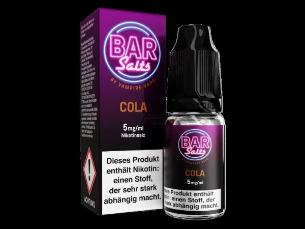 *Vampire Vape - Bar Salts - Cola - 10ml 5mg/ml Nikotinsalzliquid