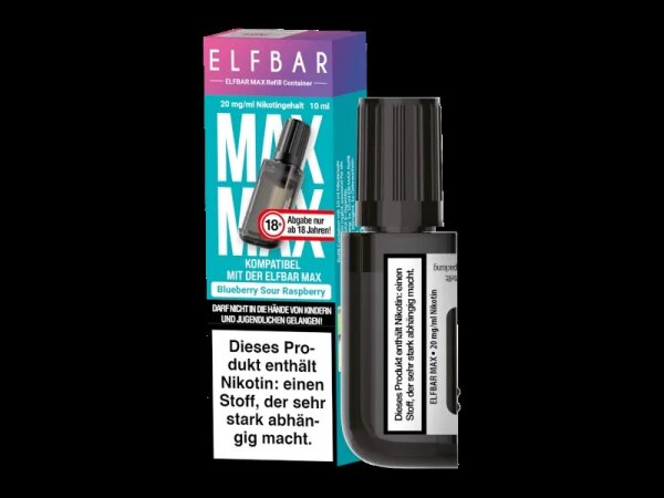Elfbar Max - Blueberry Sour Raspberry 10ml 20mg Nikotinsalz